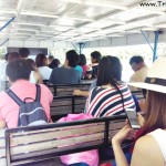 นั่งรถรางไปต่อเรือ